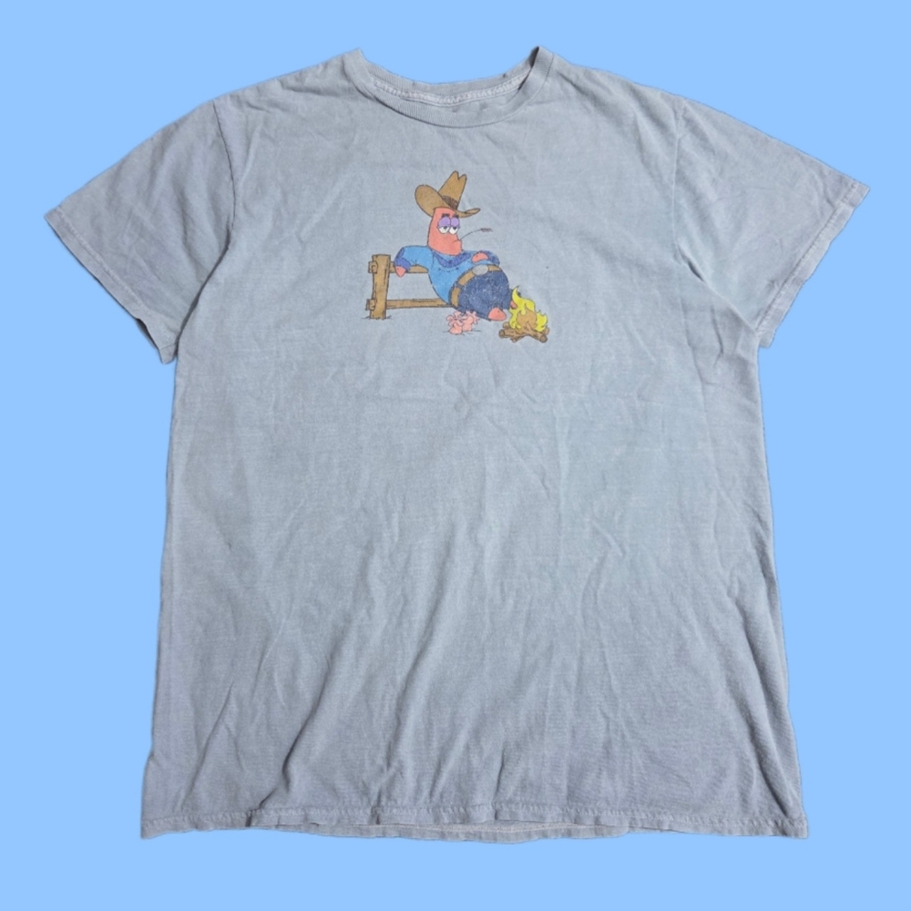 Spongebob Squarepants Patrick Star Distressed Shirt Size M